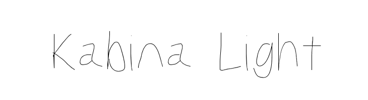 Kabina Light  font caratteri gratis