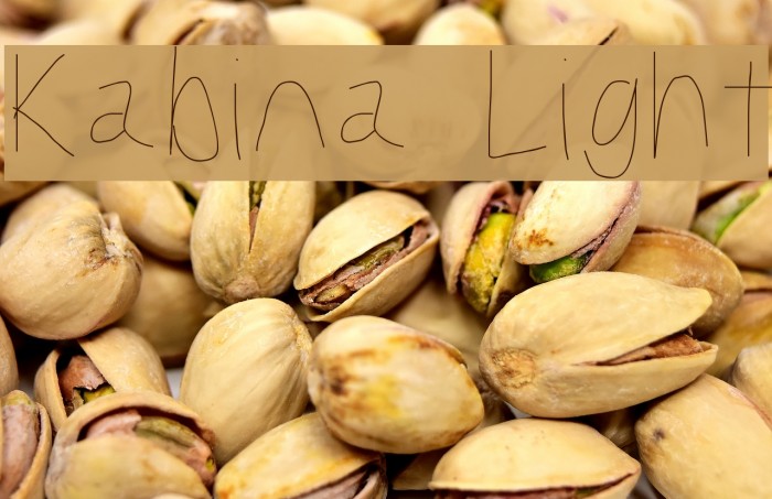 Kabina Light Font examples