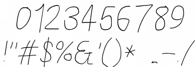 Kabina Medium Oblique Font OTHER CHARS