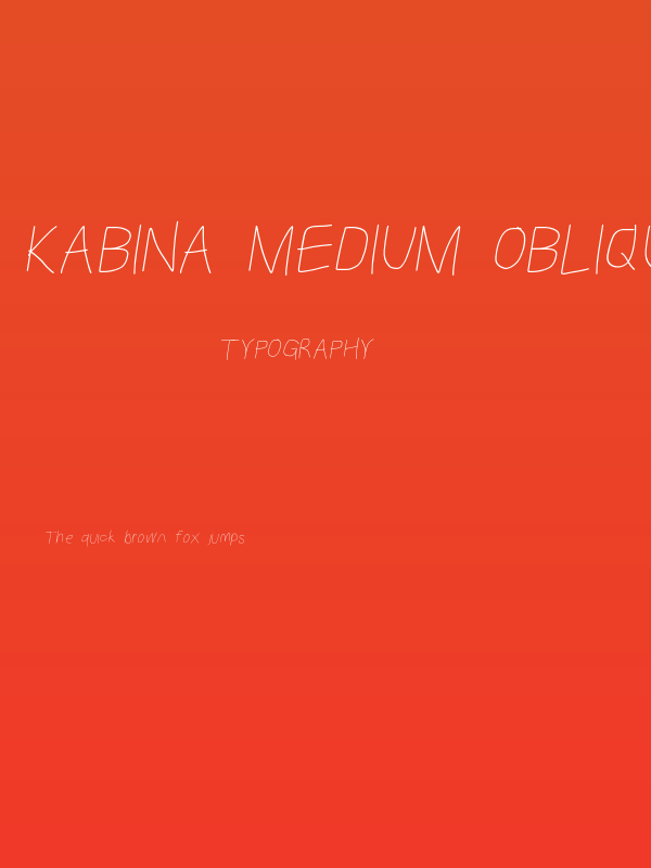 Kabina Medium Oblique Poster