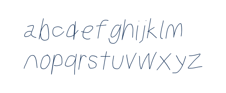 Kabina Medium Oblique Lowercase