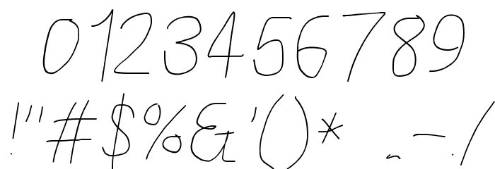Kabina Oblique Font OTHER CHARS