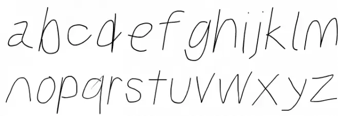 Kabina Oblique फ़ॉन्ट लोअरकेस