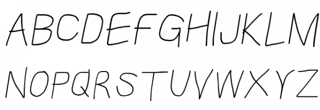 Kabina SemiBold Oblique Шрифта ВЕРХНИЙ