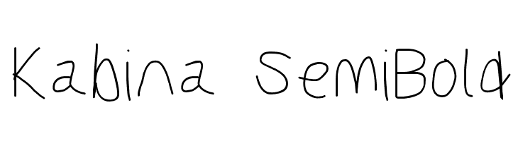 Kabina SemiBold  免费字体下载