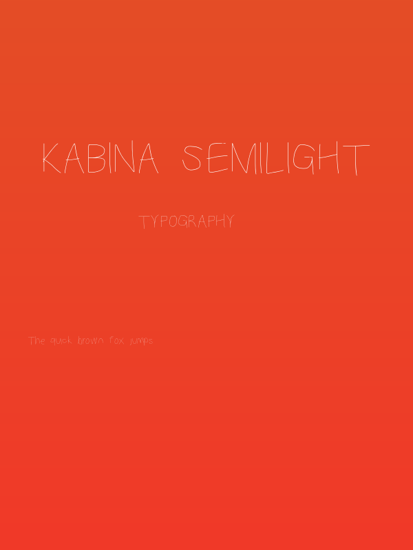 Kabina SemiLight Poster
