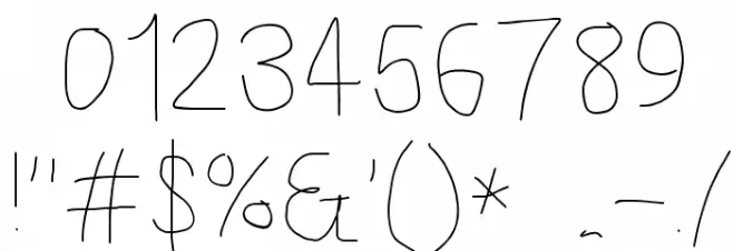 Kabina Font OTHER CHARS