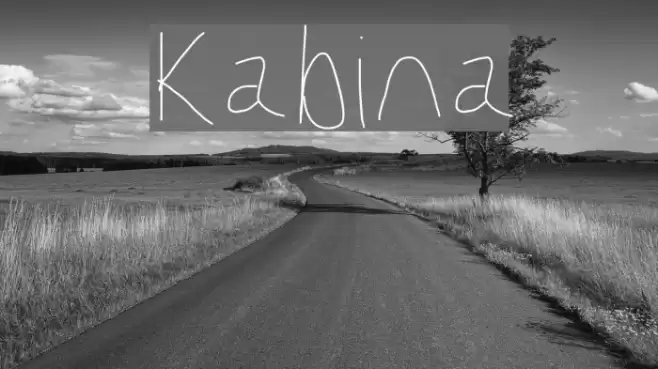 Kabina Font examples