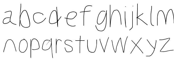 Kabina Font LOWERCASE