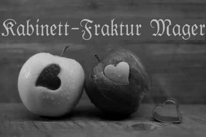 Kabinett-Fraktur Mager Font examples