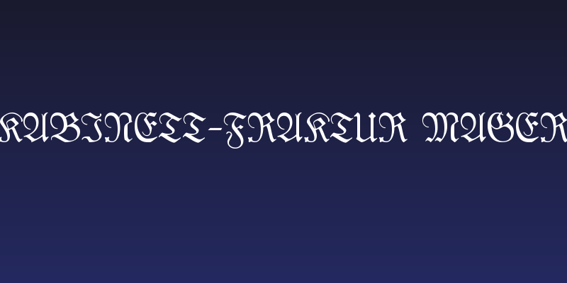 Kabinett-Fraktur Mager Social Header
