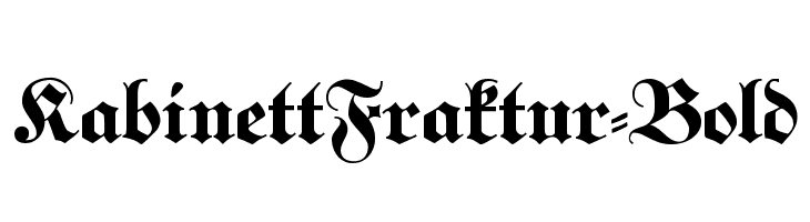 KabinettFraktur-Bold Font