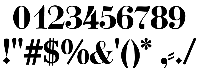 KabinettFraktur-Bold Font OTHER CHARS