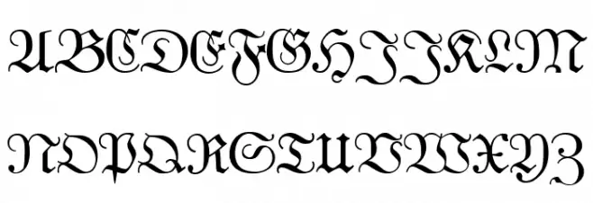 KabinettFraktur Polices MAJUSCULES