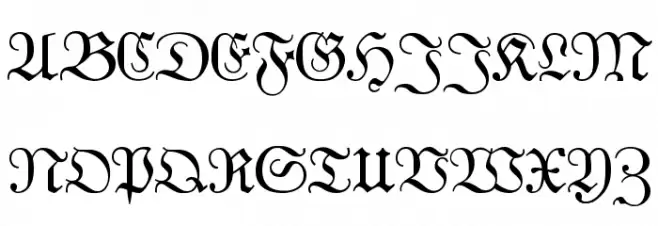 KabinettFraktur フォント 大文字