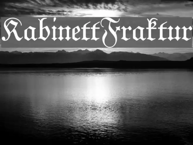 KabinettFraktur Font examples
