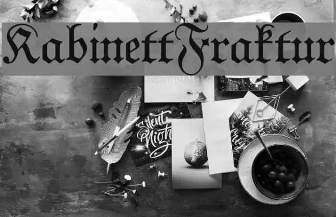 KabinettFraktur Font examples