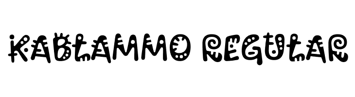 Kablammo Regular خط