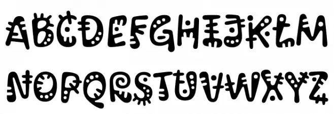 Kablammo Regular Font UPPERCASE