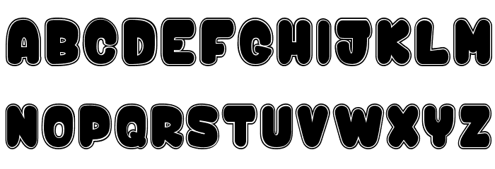 Kaboom & Bang$ Font LOWERCASE