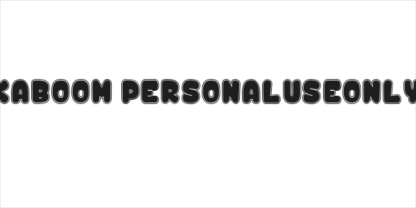 Kaboom_PersonalUseOnly Logo