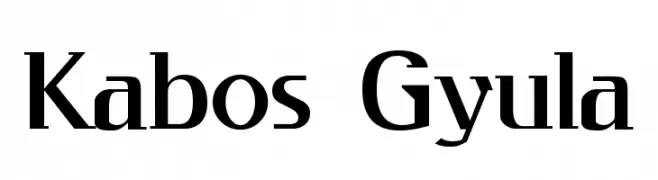 Kabos Gyula  Frei Schriftart Herunterladen