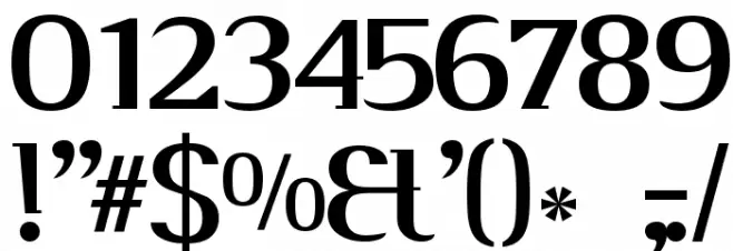 Kabos Gyula Font OTHER CHARS