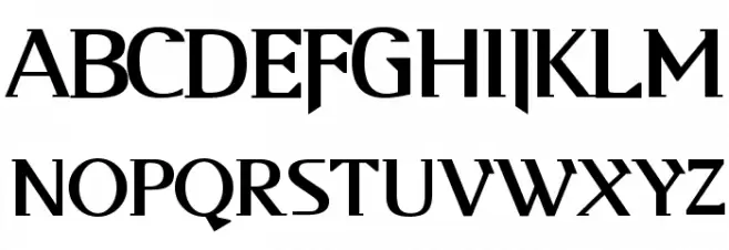 Kabos Gyula 字体 大写