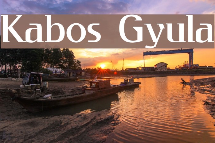 Kabos Gyula Font examples