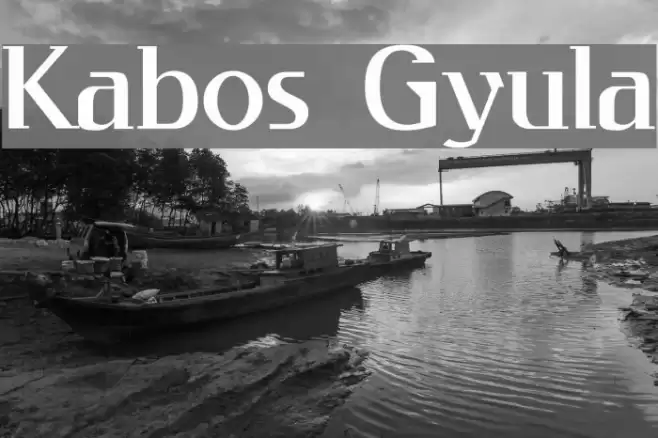 Kabos Gyula Font examples