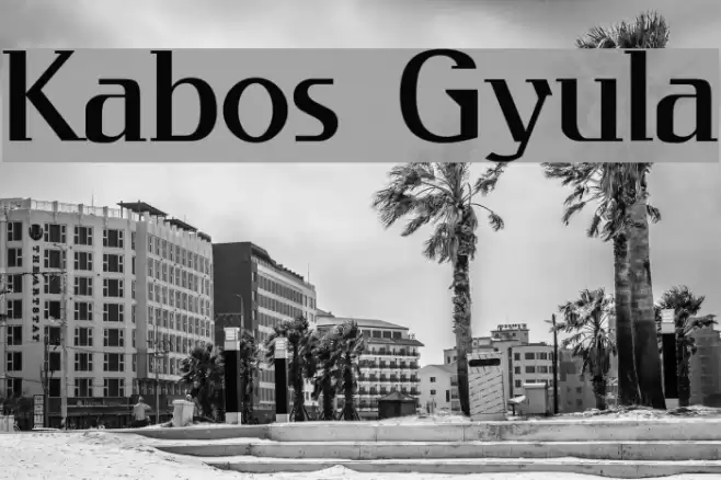 Kabos Gyula Font examples