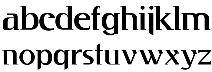 Kabos Gyula Font LOWERCASE