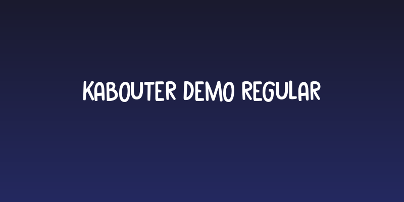 Kabouter DEMO Regular Social Header