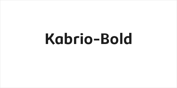 Kabrio-Bold Logo