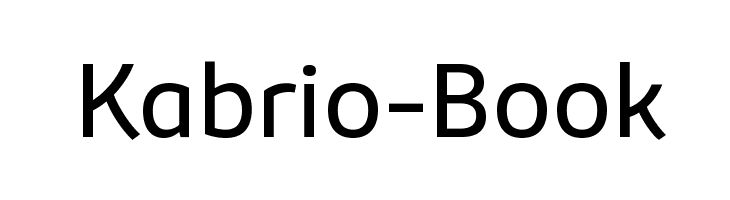 Kabrio-Book  Frei Schriftart Herunterladen