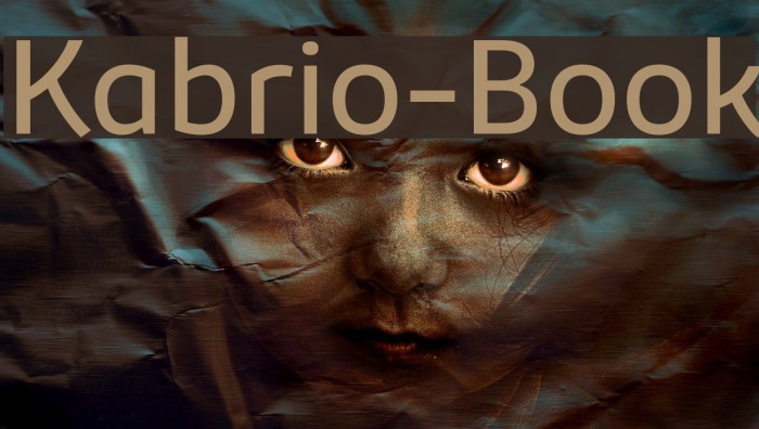 Kabrio-Book Font examples