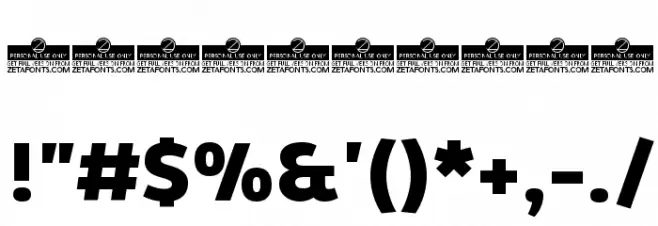 Kabrio-ExtraBold Font OTHER CHARS