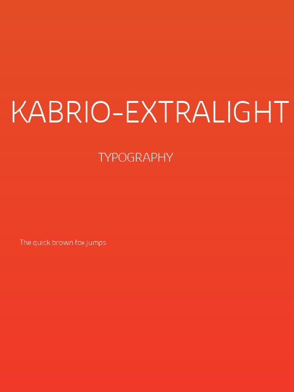 Kabrio-ExtraLight Poster