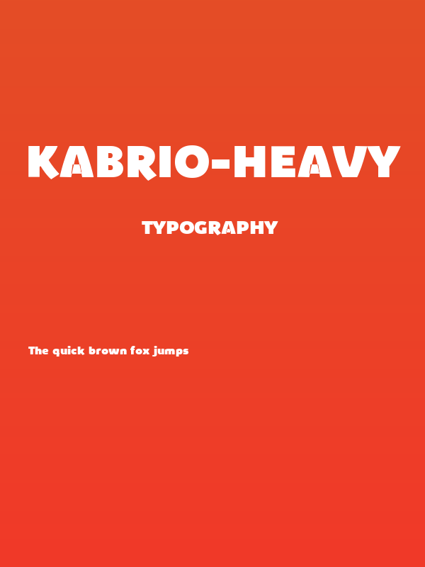 Kabrio-Heavy Poster