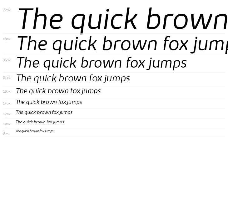 Kabrio-LightItalic Waterfall