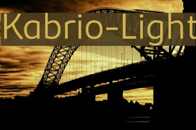 Kabrio-Light Example 1