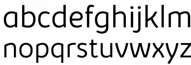 Kabrio-Light Schriftart Kleinbuchstaben