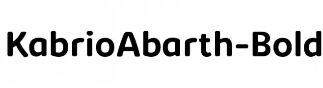 KabrioAbarth-Bold  Fuentes Gratis Descargar