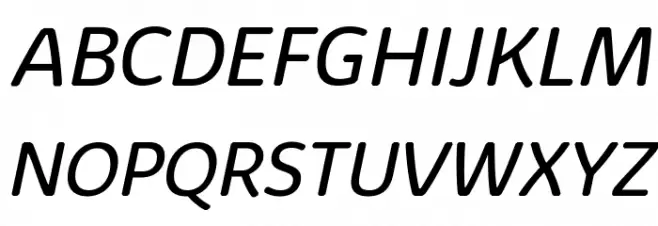 KabrioAbarth-BookItalic フォント 大文字