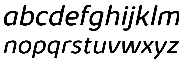 KabrioAbarth-BookItalic Font LOWERCASE