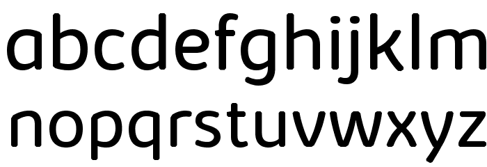 KabrioAbarth-Book Font LOWERCASE