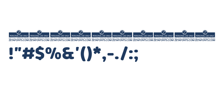 KabrioAbarth-ExtraBold Other Characters