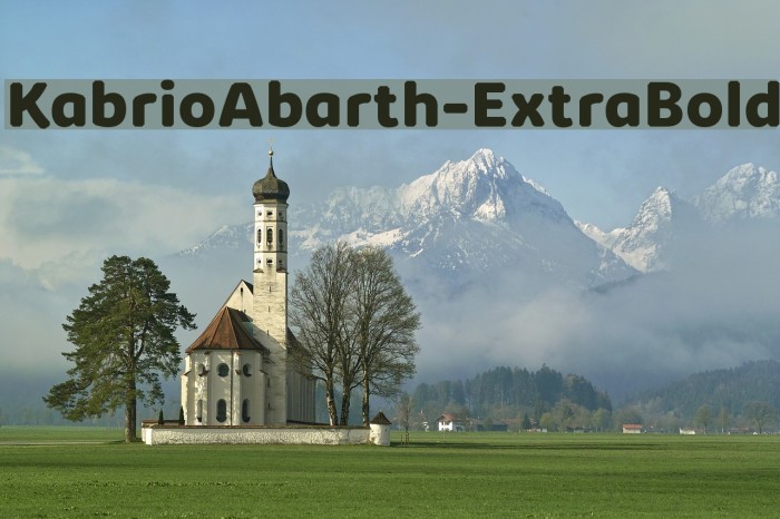 KabrioAbarth-ExtraBold Example 1