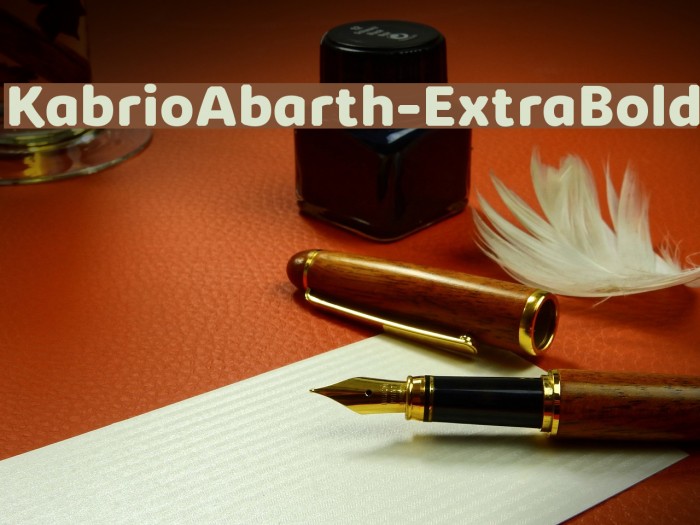 KabrioAbarth-ExtraBold Example 2