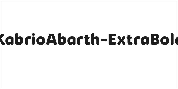 KabrioAbarth-ExtraBold Logo